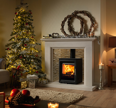 PV5 log burner stove