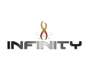 4 Infinity gas fires logo, gas fireplaces, gas hole in the wall fire