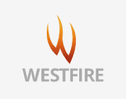Westfire logo, log burners, wood burning and multifuel stoves